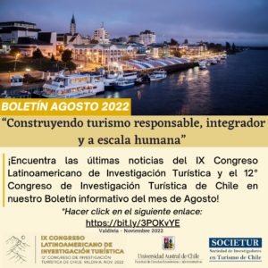 Boletin Congreso CLAIT SOCIETUR Agosto 2022