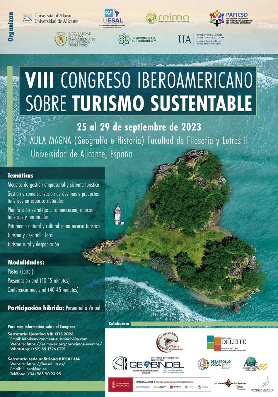 VIII Congreso Iberoamericano sobre Turismo Sustentable - España